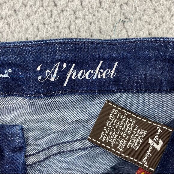 7 For All Mankind Women's 'A' Pocket Bootcut Stretch Jeans | Size: 28 - Picture 12 of 15